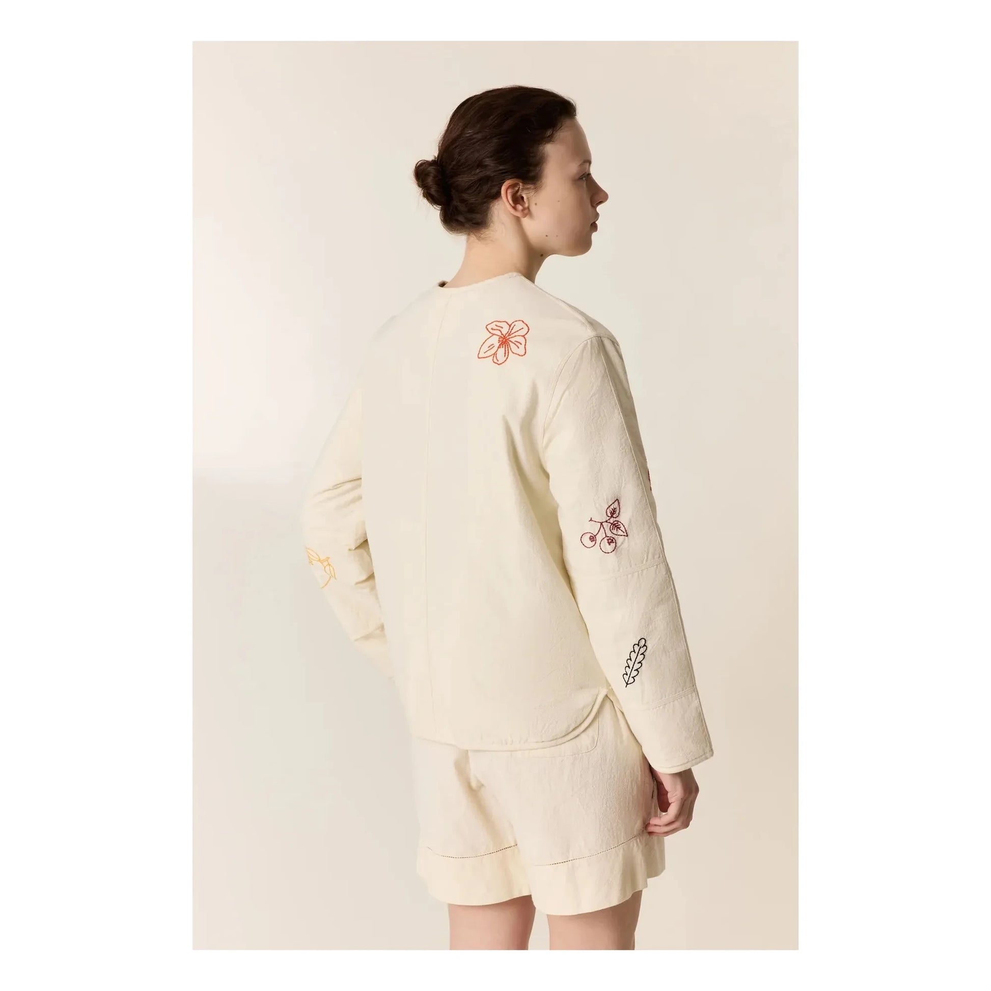 Leon & Harper - Viny organic cotton jacket | White