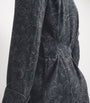 Wool Paisley Print Dressing Gown