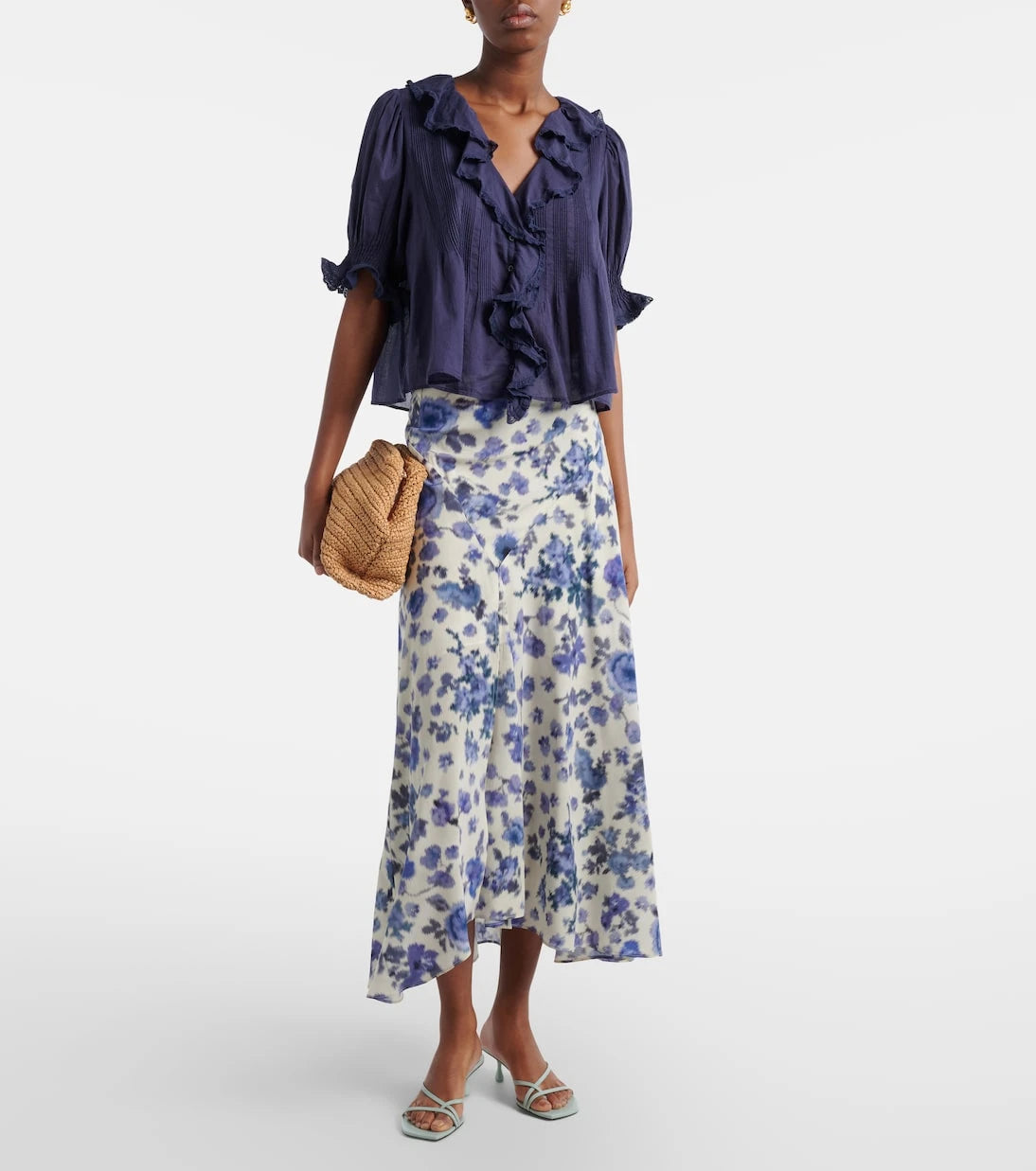 Dôen - Henri cotton voile top