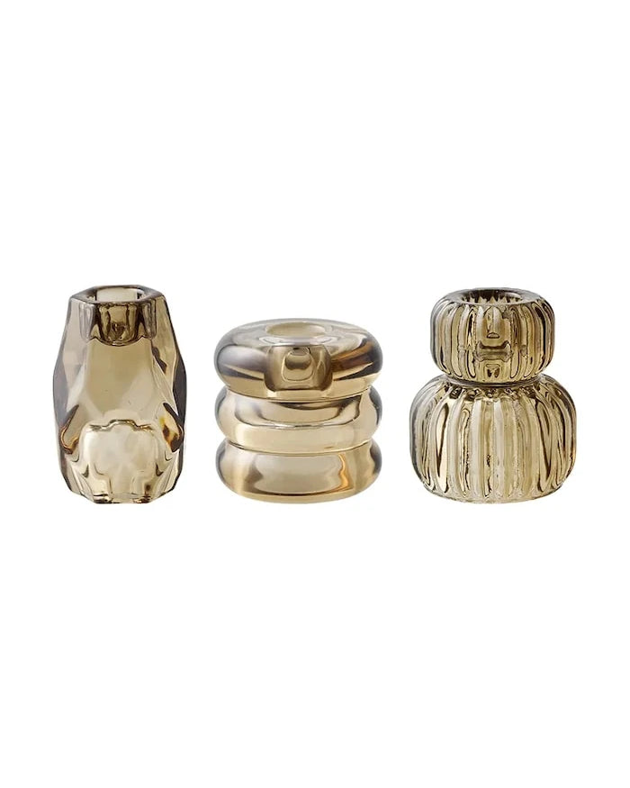 House Nordic Dekoratif Mumluk 6,5 / 7,5 / 8 cm (3 adet)
