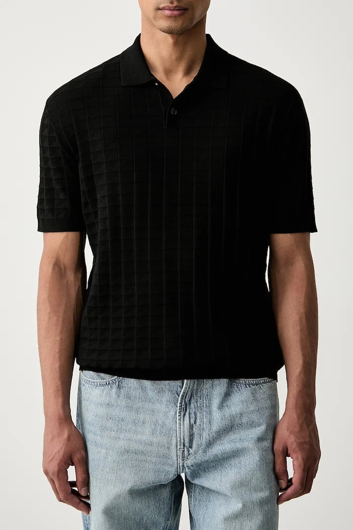 Armani Exchange viskozalı erkek polo yaka tişört