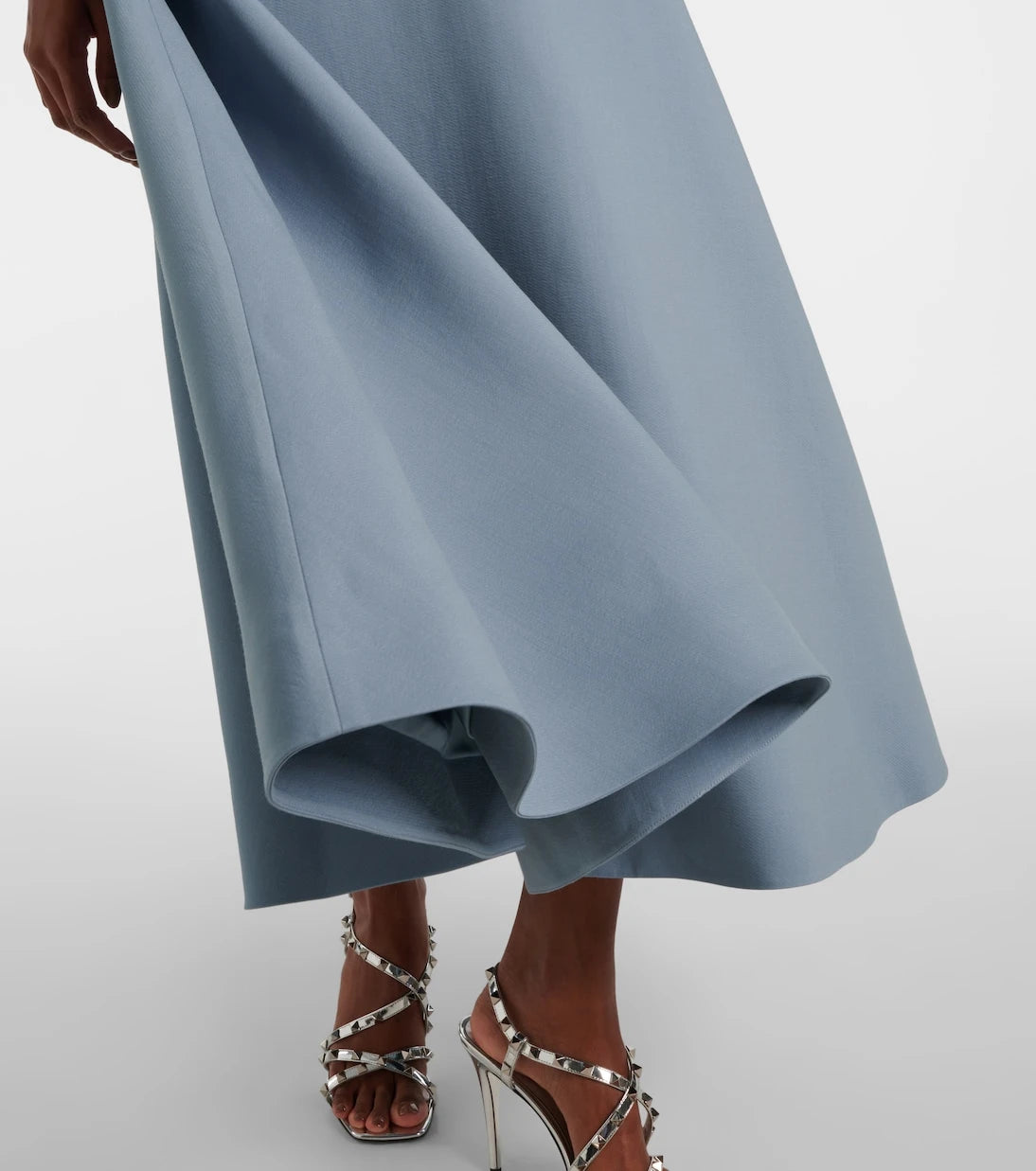 Valentino - Crepe Couture embellished midi dress