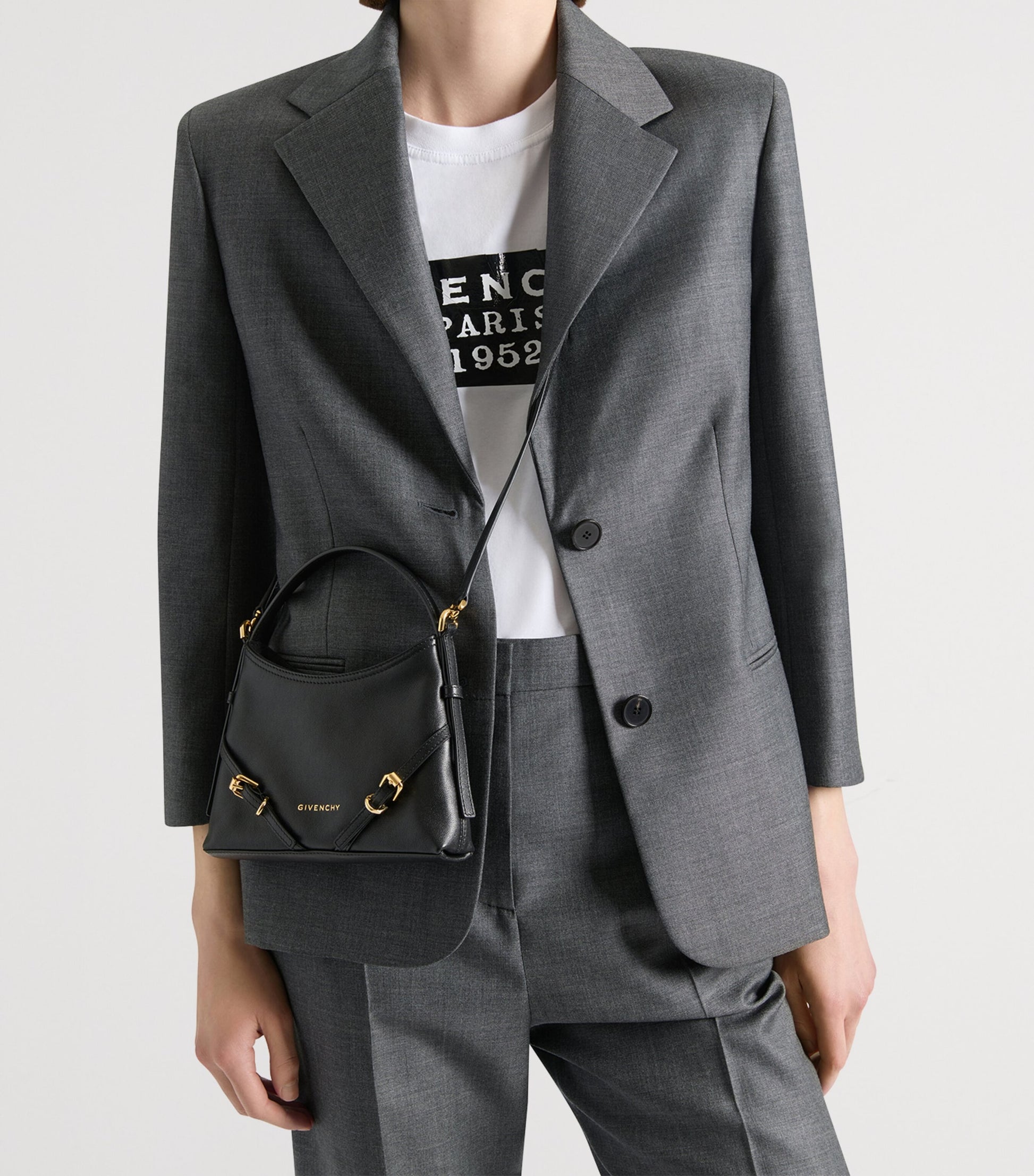 Givenchy Nano Leather Voyou Shoulder Bag