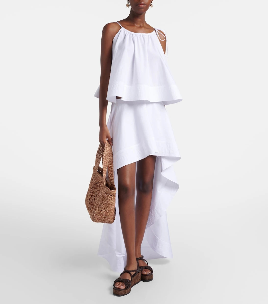 Jimmy Choo - Nyra braided suede espadrille wedges