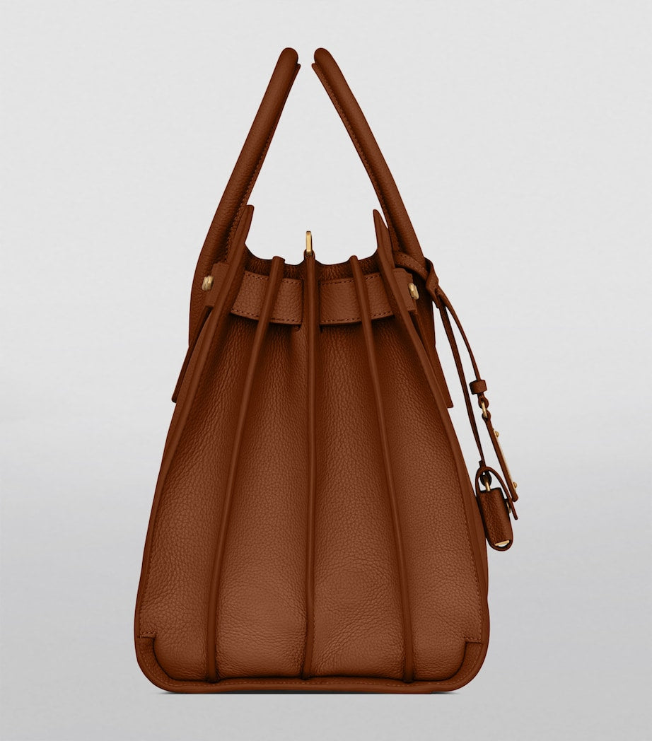 Saint Laurent Beige Large Sac de Jour Tote Bag