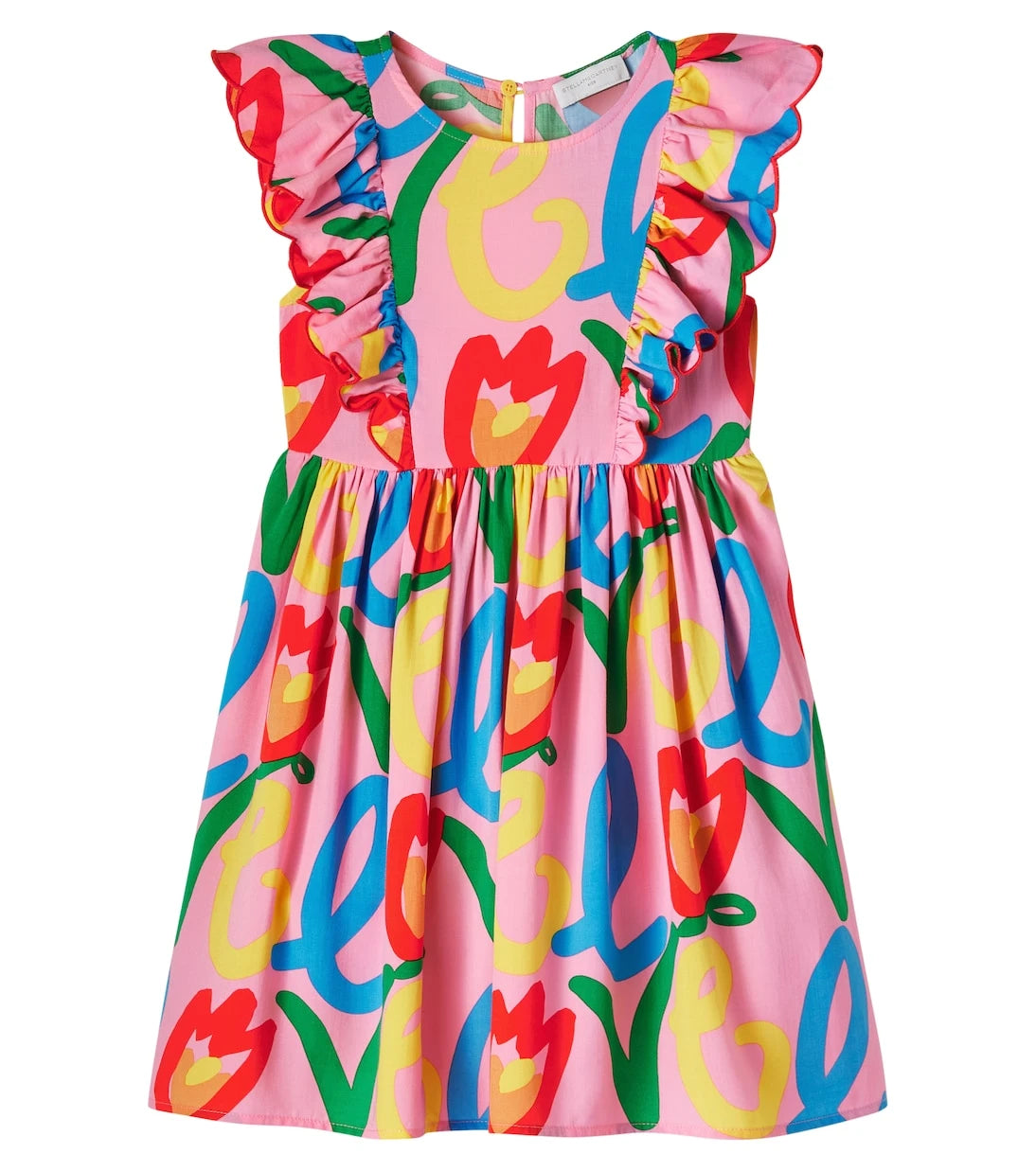 Stella McCartney Kids - Printed ruffled dress