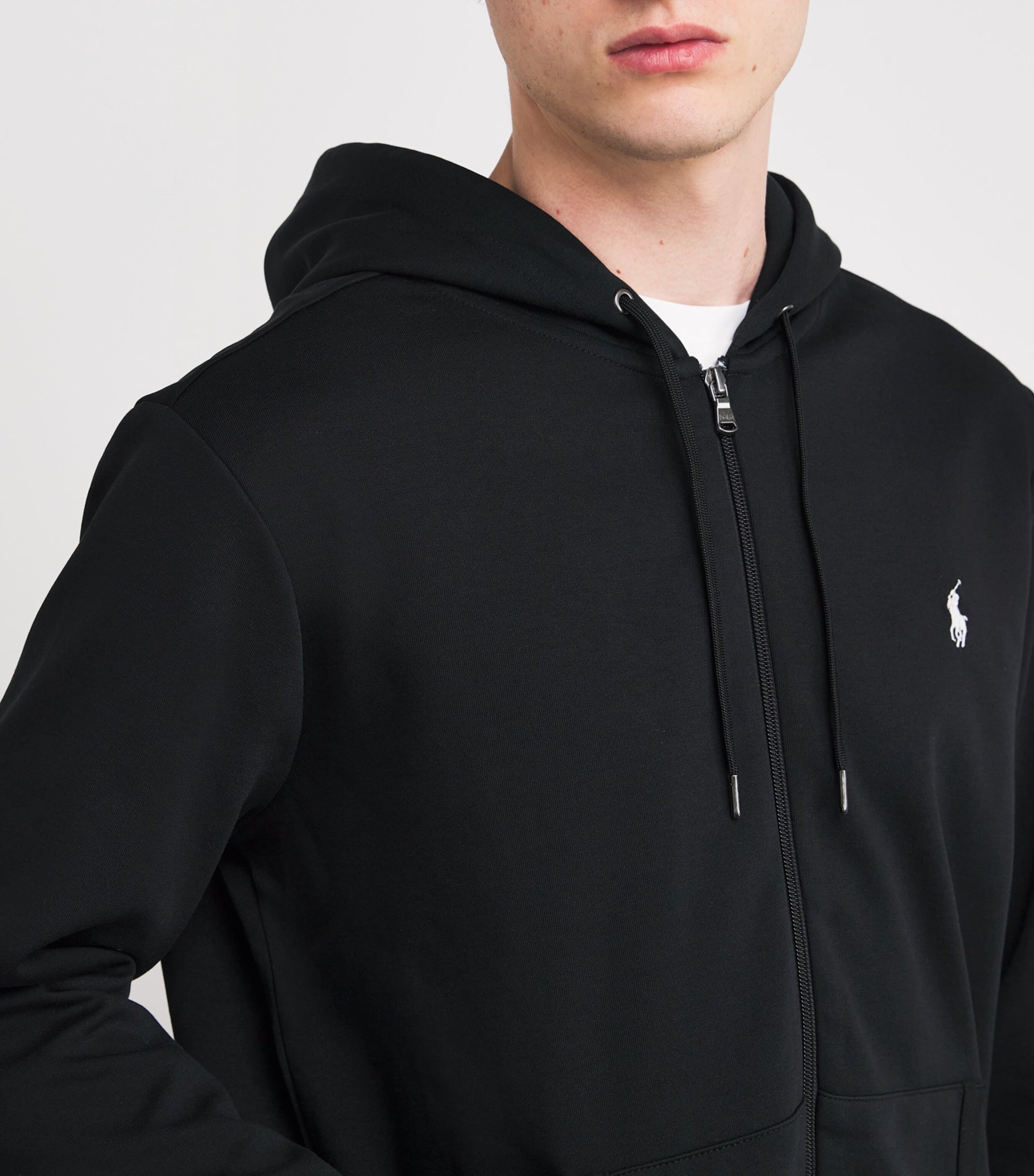 Polo Ralph Lauren Black Polo Pony Zip-Up Hoodie