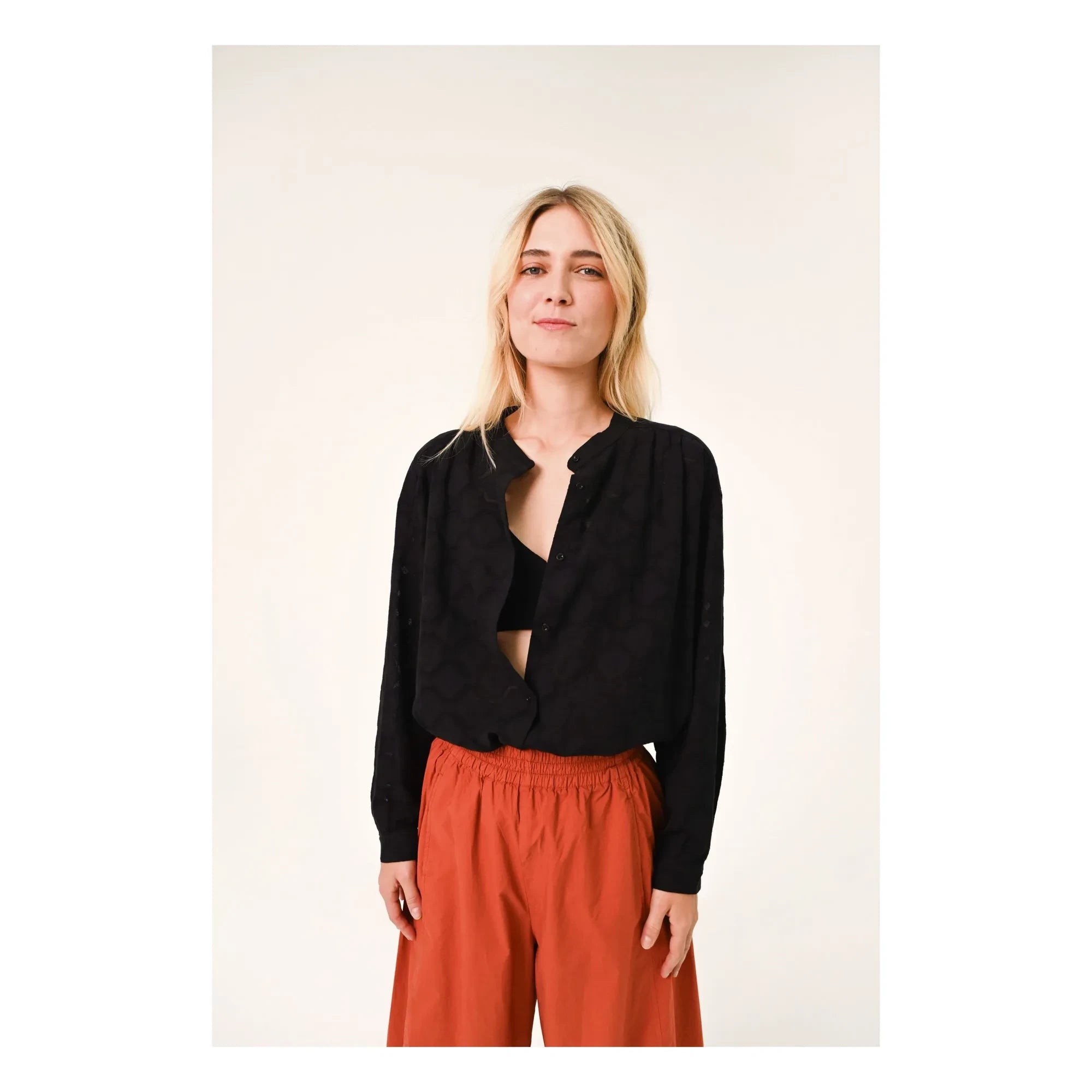 Sacrécoeur - Ella Carta blouse | Black