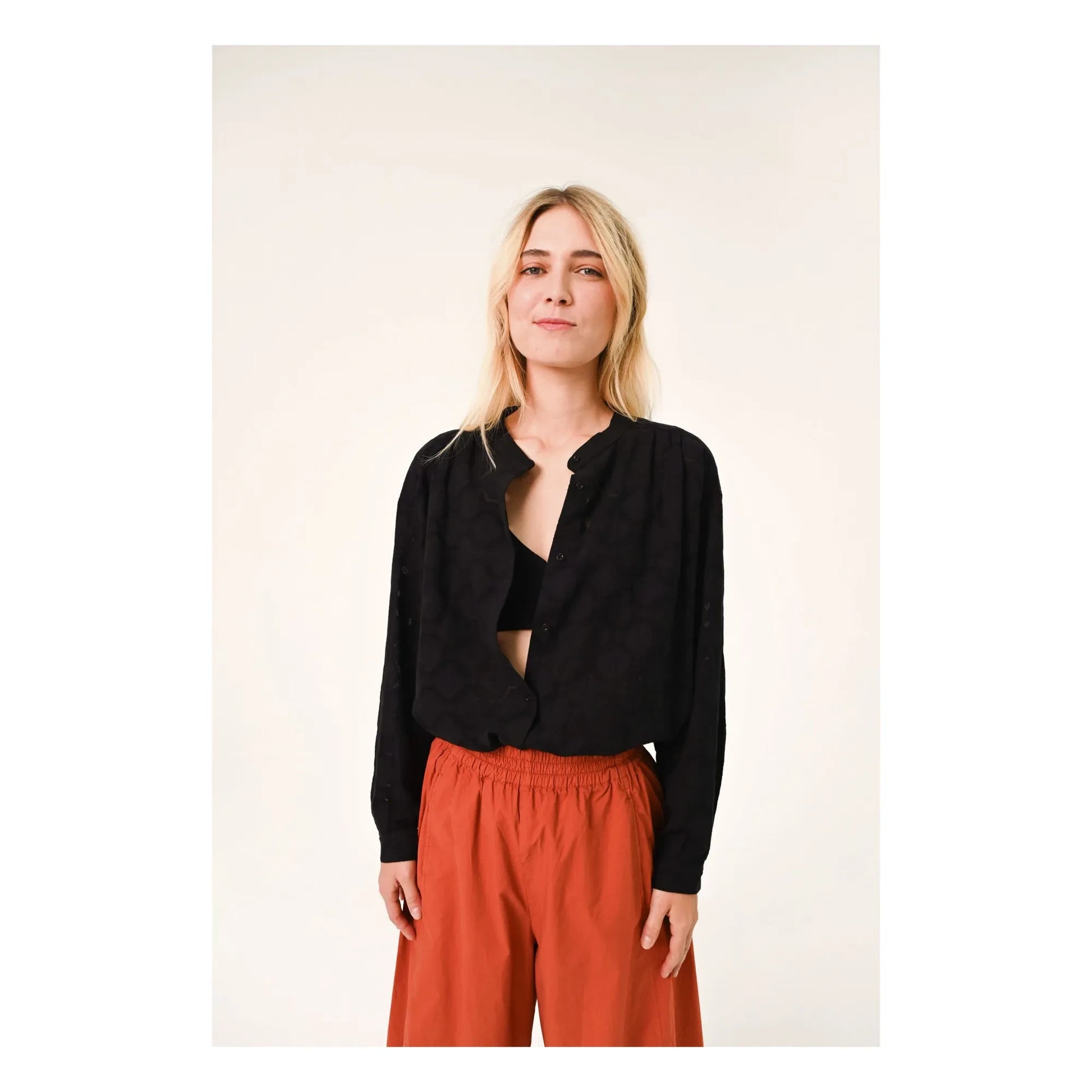 Sacrécoeur - Ella Carta blouse | Black