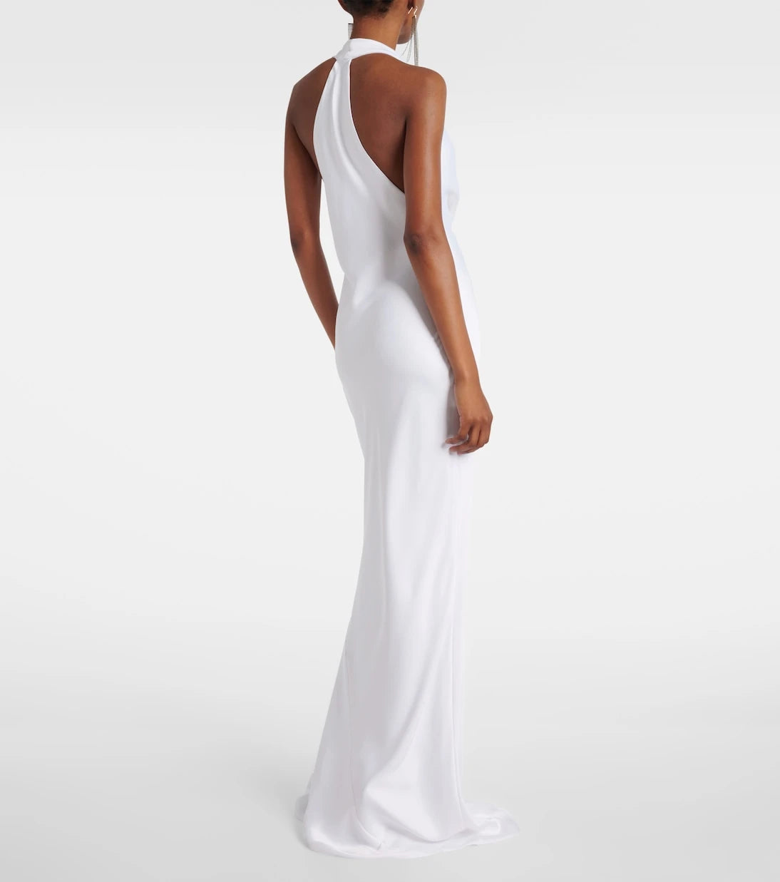Norma Kamali - Halterneck draped gown