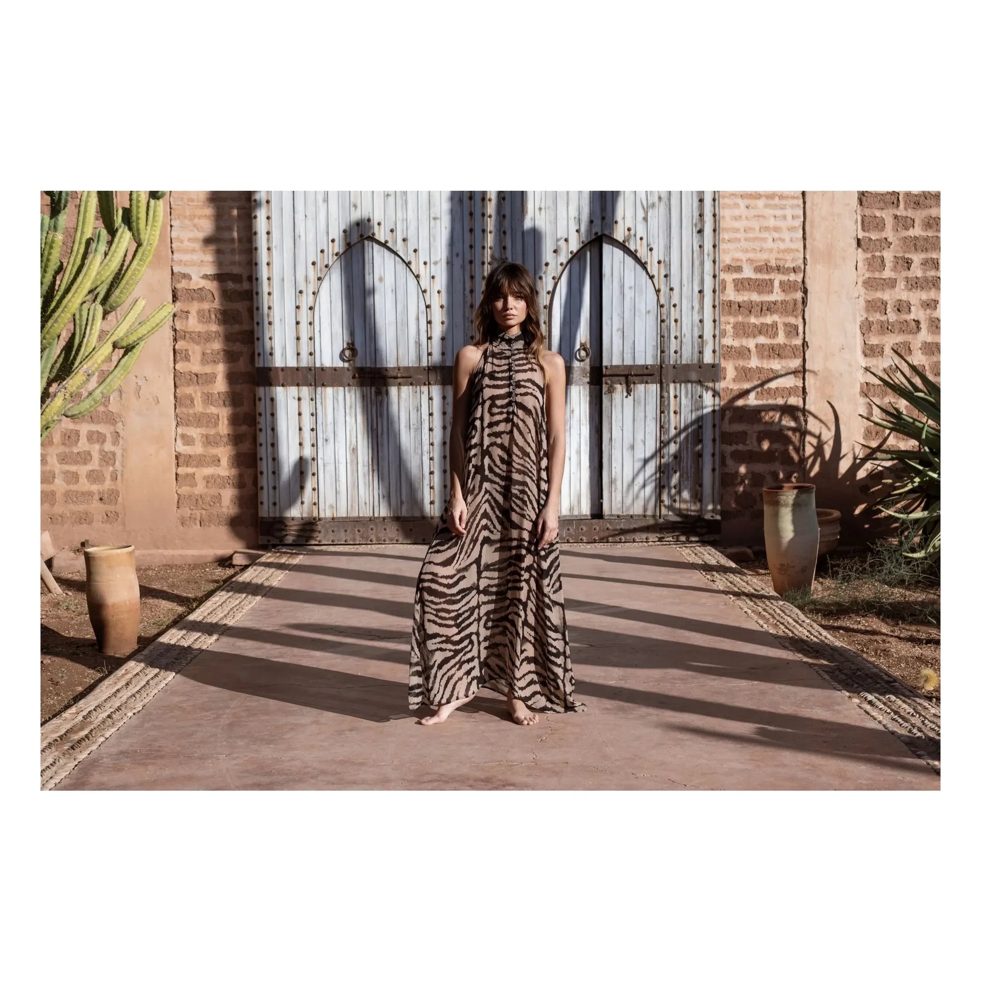 Maison Saint Julien - Mozambique dress | Brown