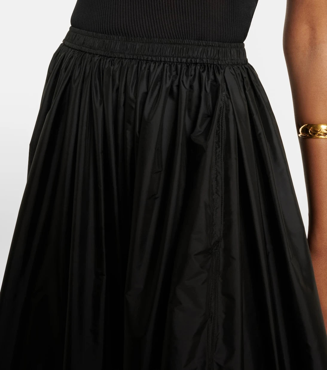 Saint Laurent - Ruffled maxi skirt
