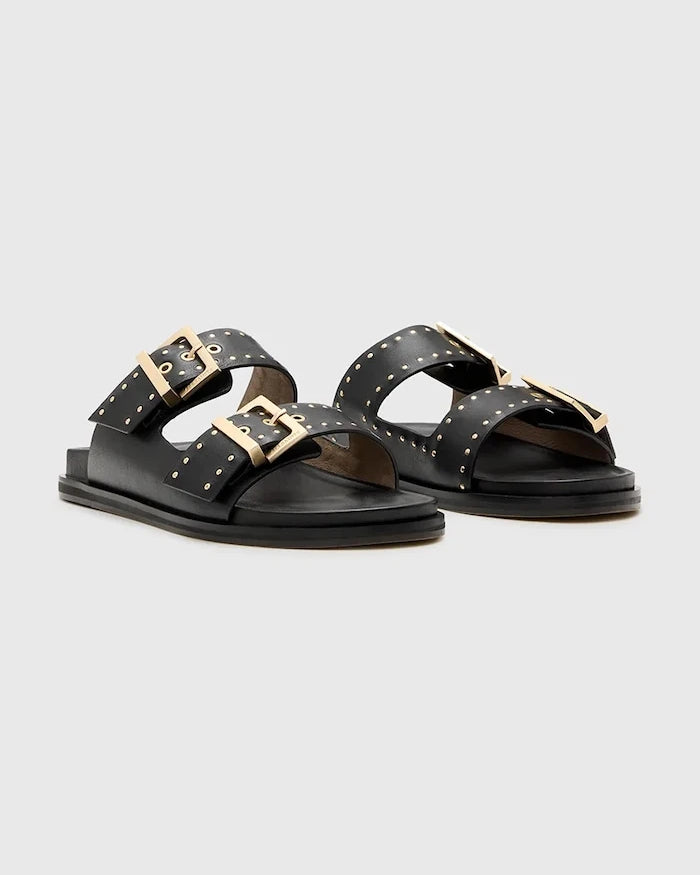 AllSaints Magda Stud Sandal Deri Terlik