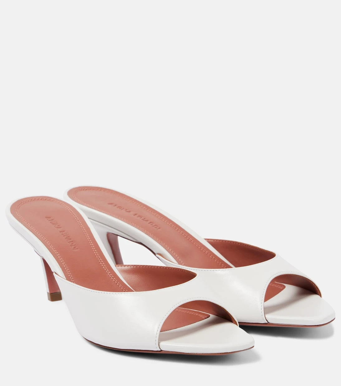 Amina Muaddi - Alexa 60 leather mules