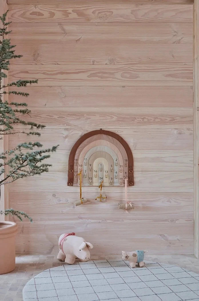 Çocuklar için Advent takvimi OYOY Rainbow Christmas Calendar