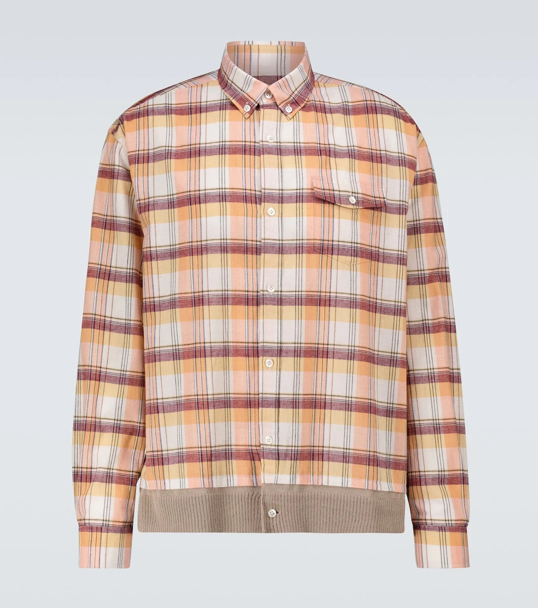Undercover - Checked long-sleeved shirt