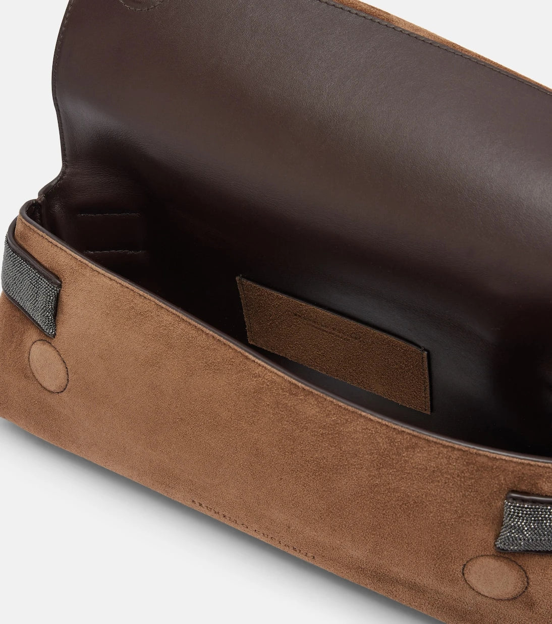Brunello Cucinelli - Essence Small suede top-handle bag