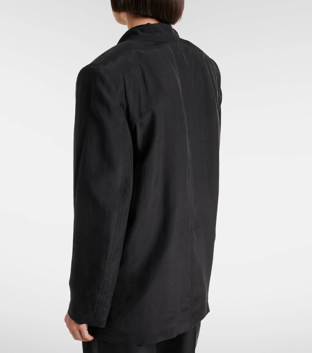 Saint Laurent - Double-breasted silk blazer
