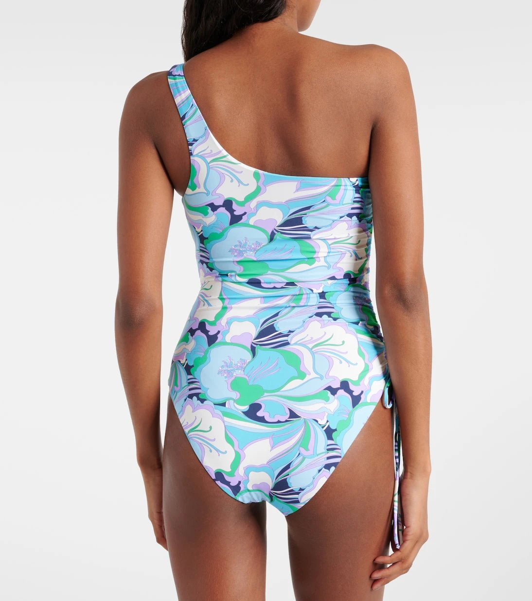 Melissa Odabash - Bodrum one-shoulder floral swimsuit