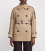 Max Mara Beige Double-Breasted Raincoat
