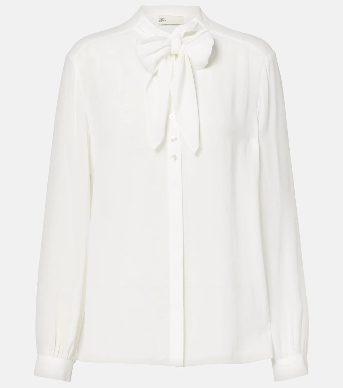 Tory Burch - Tie-neck georgette blouse