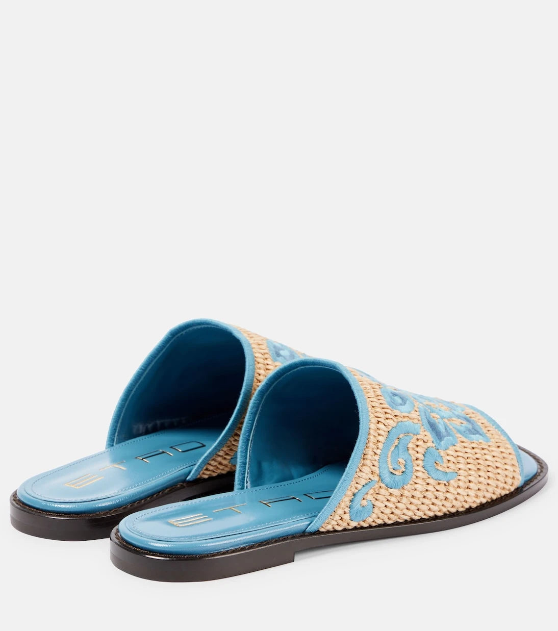 Etro - Deri espadril terlikler