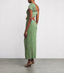 Cult Gaia Green One-Shoulder Loah Midi Dress