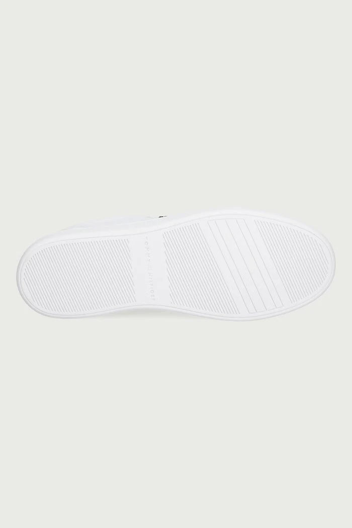 ESSENTIAL ELEVATED COURT SNEAKER kadın deri spor ayakkabı