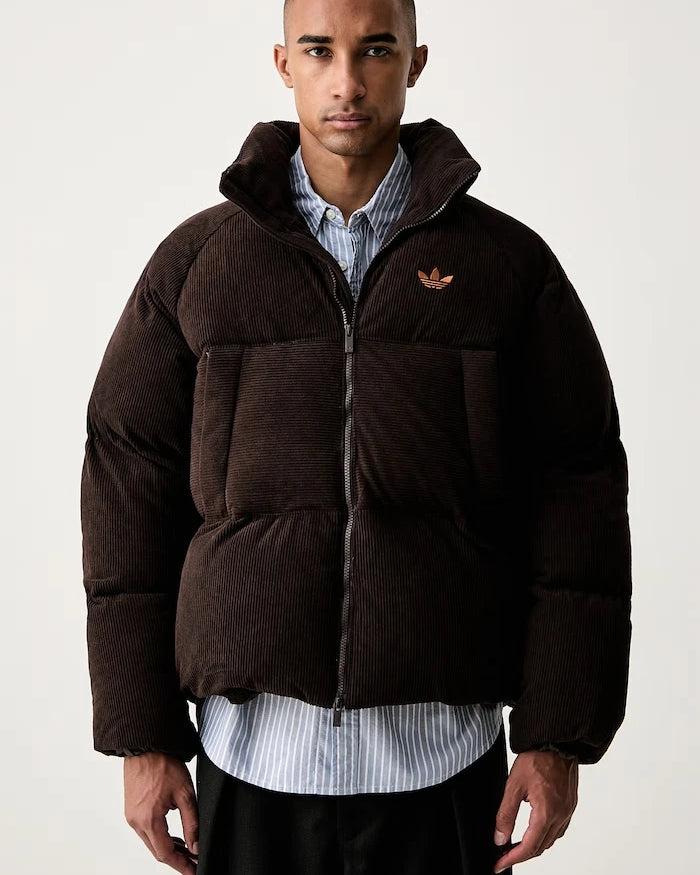 adidas Originals erkek Corduroy Puffer kot kapitone ceket