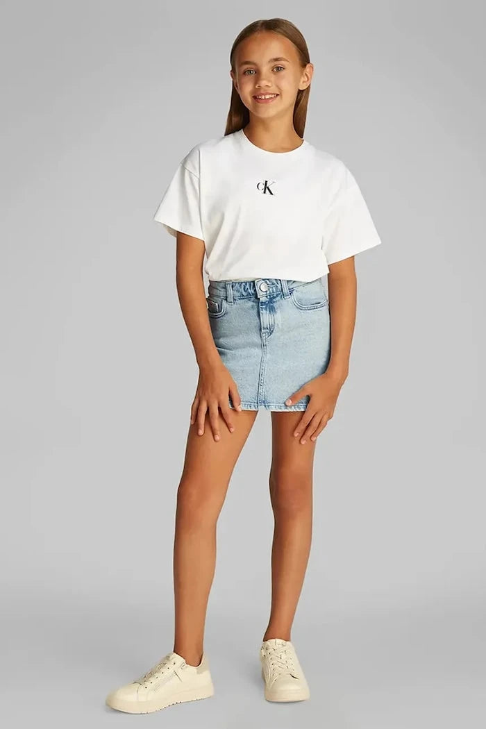 Calvin Klein Jeans Çocuk Kot Etek