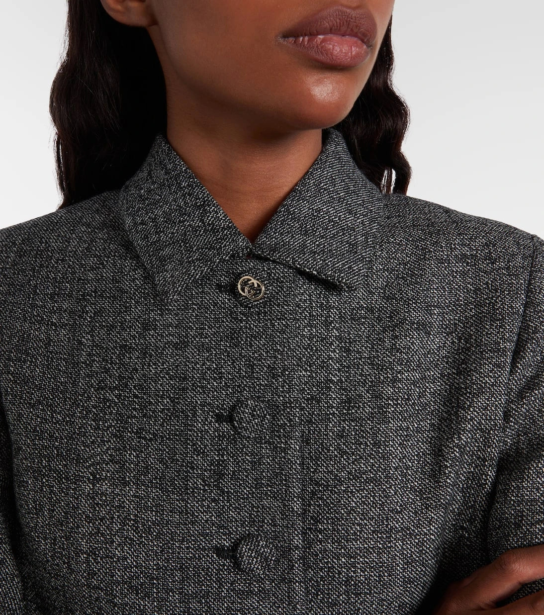 Gucci - Cropped wool jacket