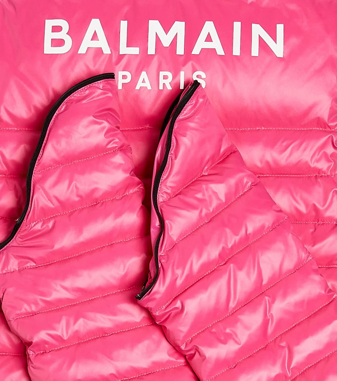 Balmain Çocuk - Logolu şişme mont