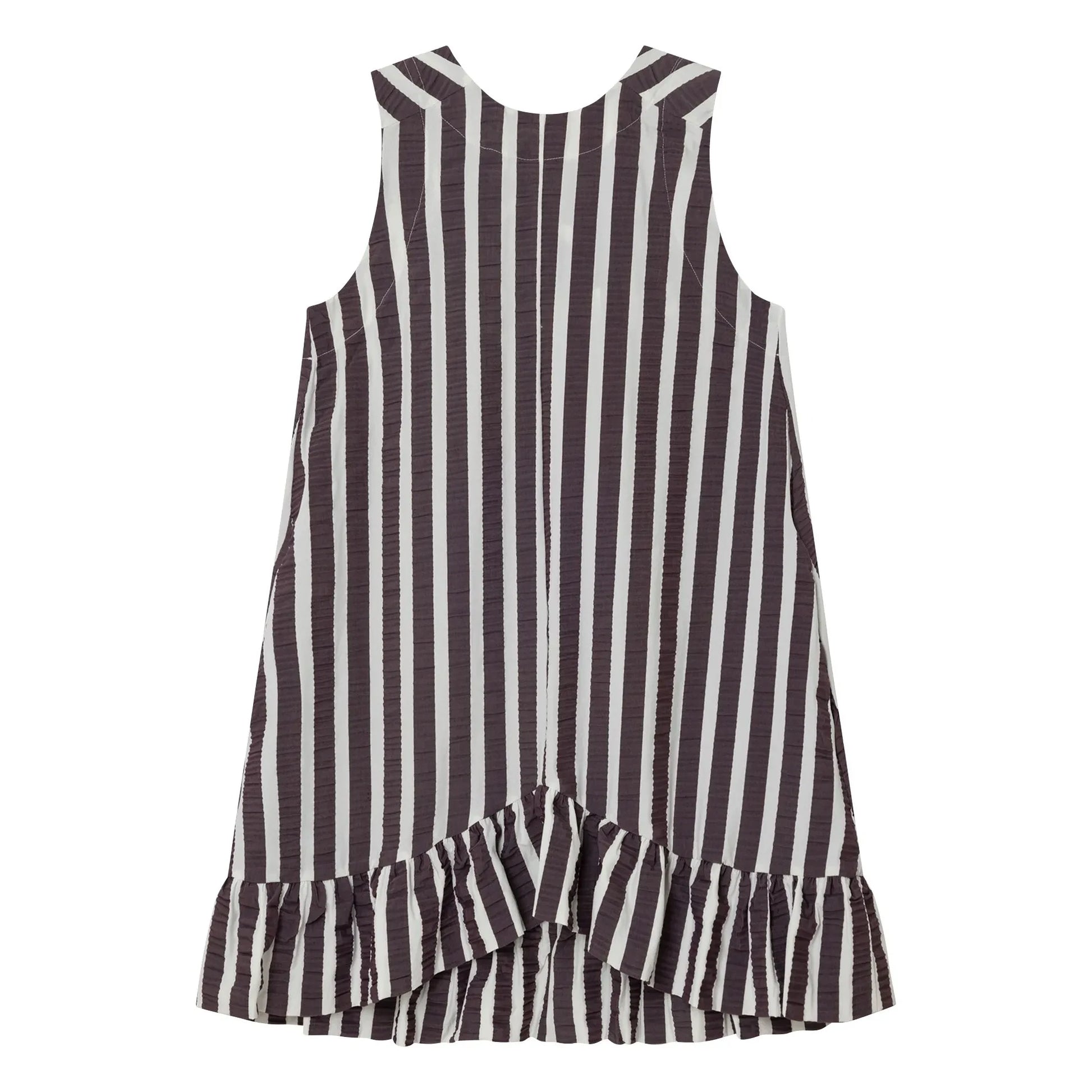 Dr Bloom - Cocomero Stripes Dress | Aubergine