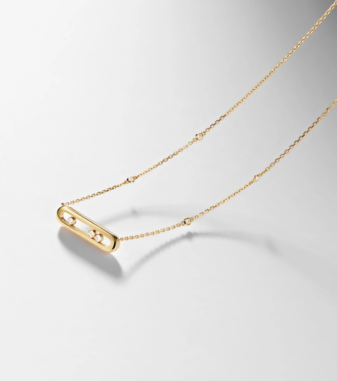 Messika - Baby Move 18kt gold necklace with diamonds