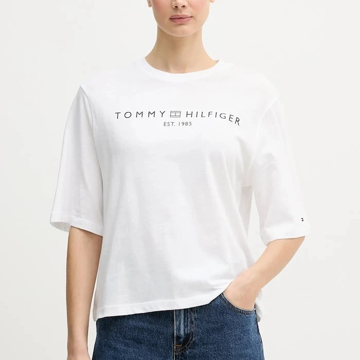 Tommy Hilfiger kadın pamuklu tişört
