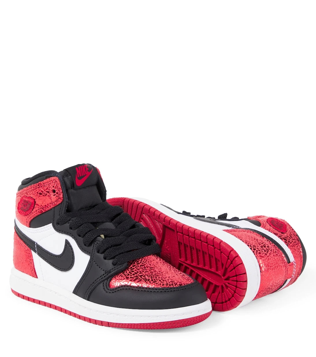 Nike Kids - حذاء رياضي من الجلد Jordan 1 Retro High OG