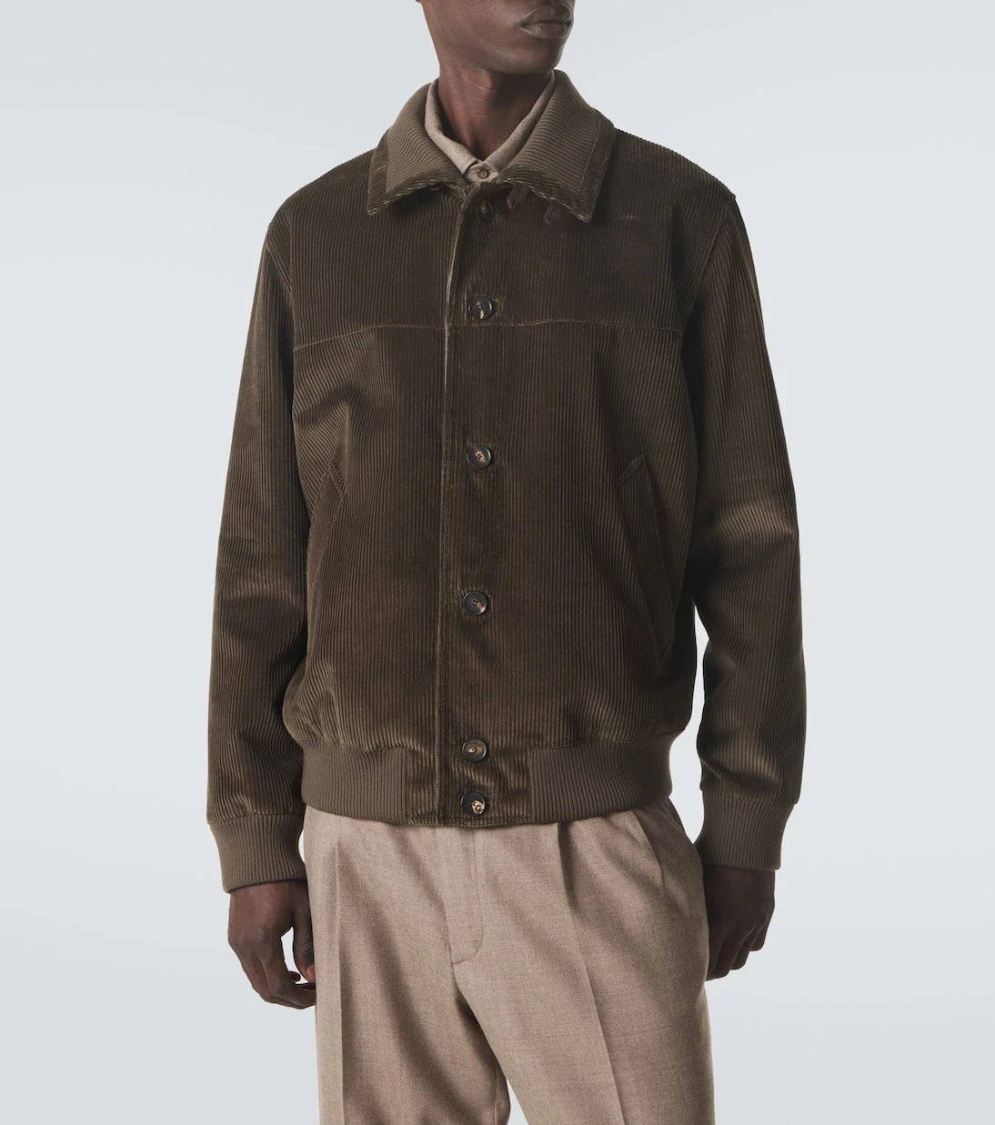 Loro Piana - Merremma cotton corduroy bomber jacket