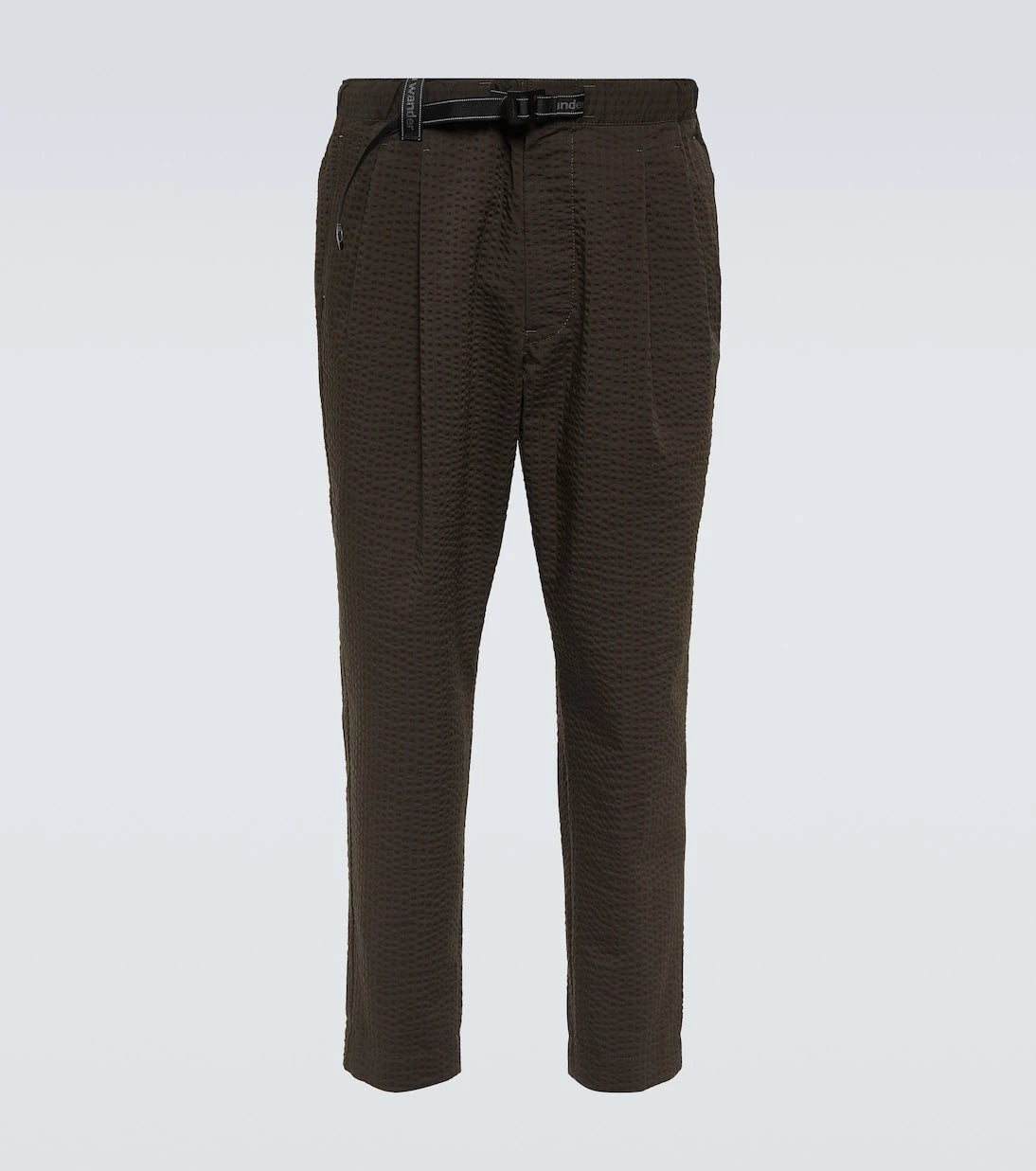 And Wander - Seersucker straight pants