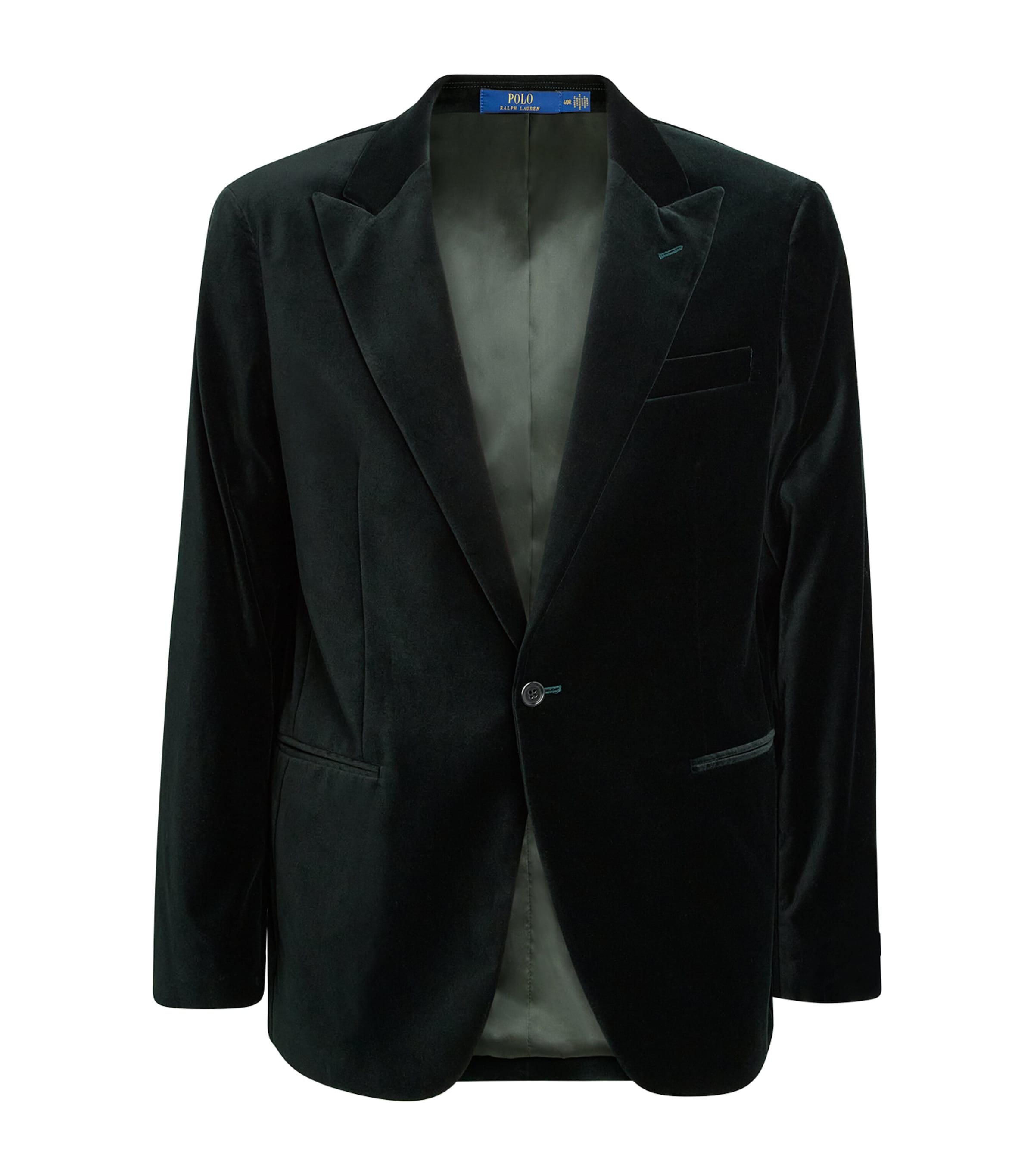 Green Velvet Blazer