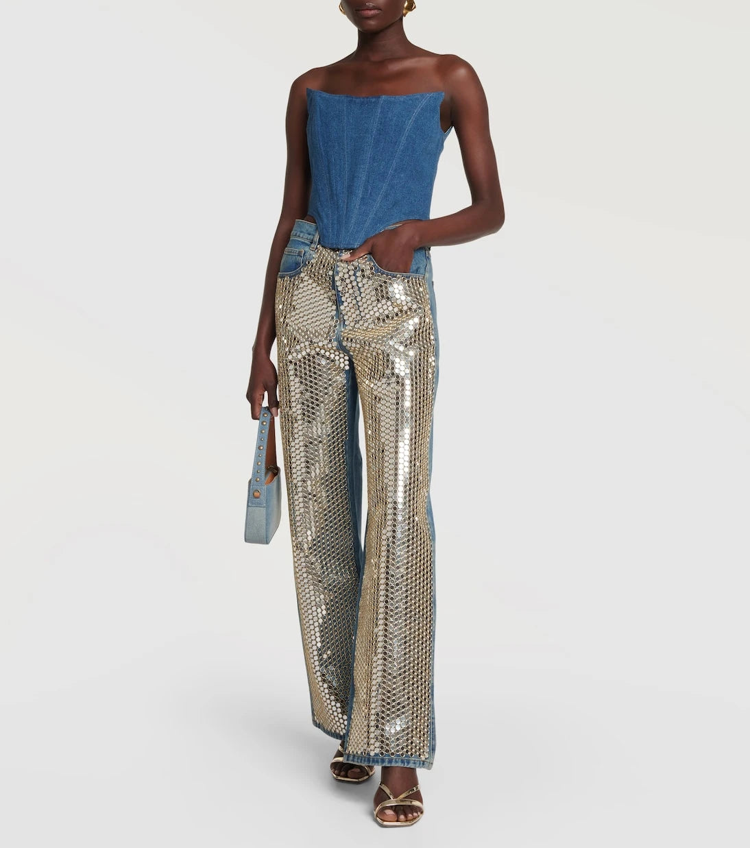 Giuseppe di Morabito - Denim bustier top