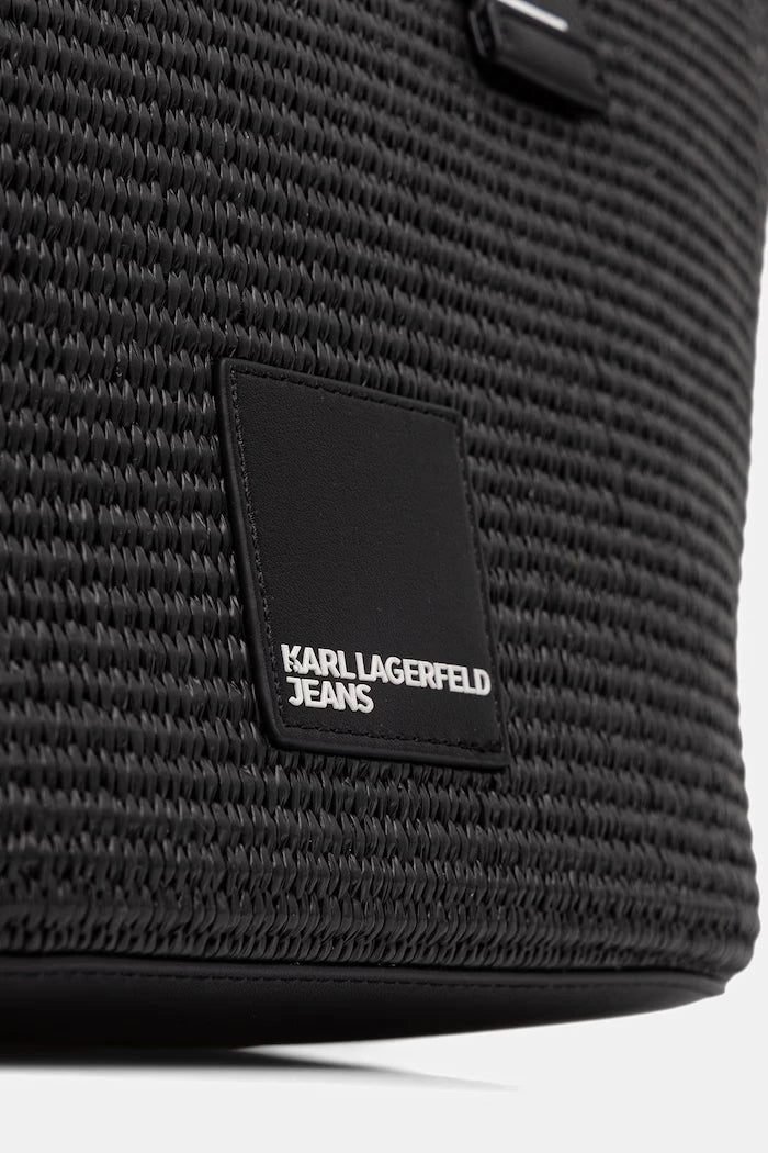 Karl Lagerfeld Jeans kadın örgü alışveriş çantası