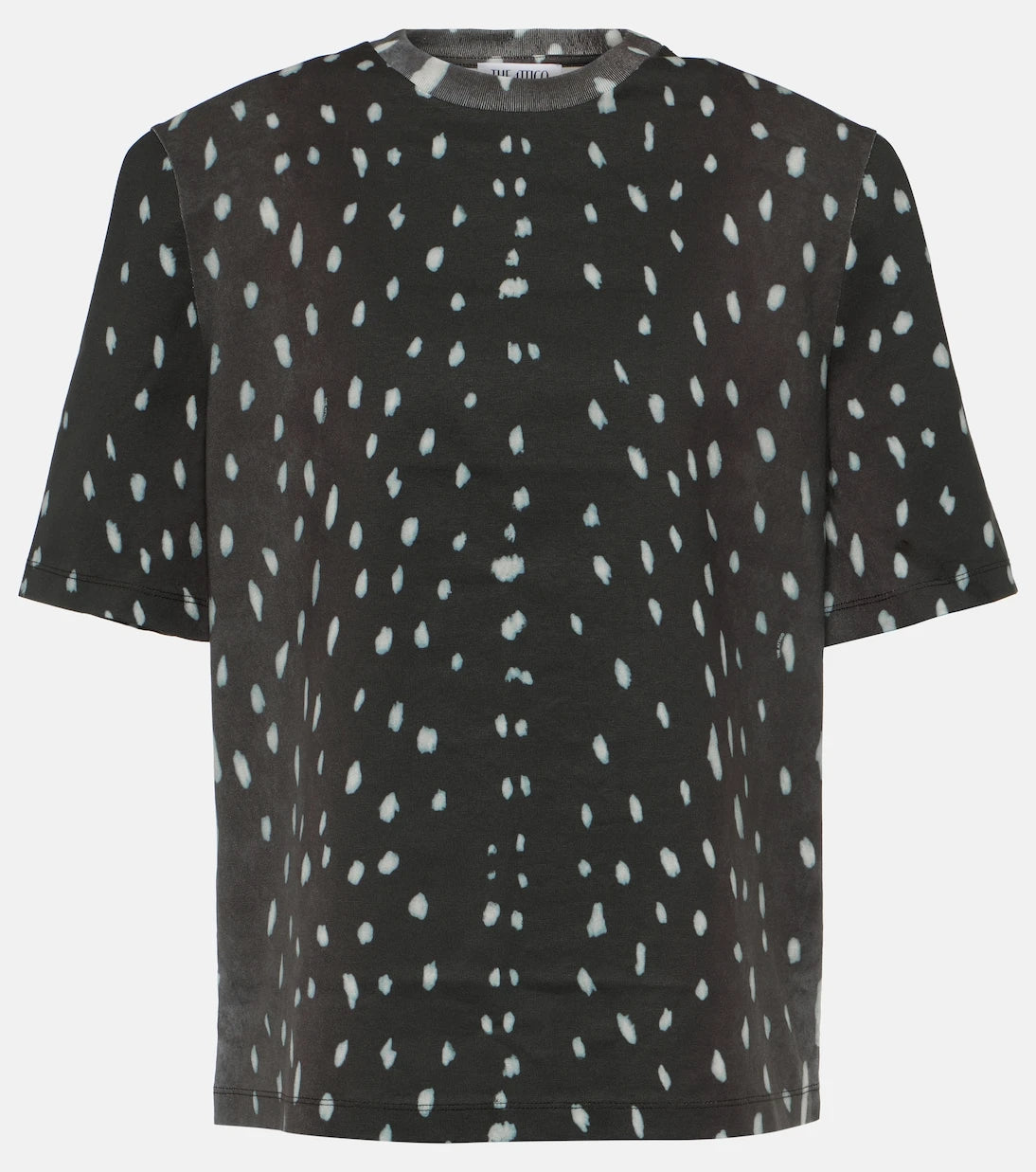 The Attico - Padded printed cotton T-shirt