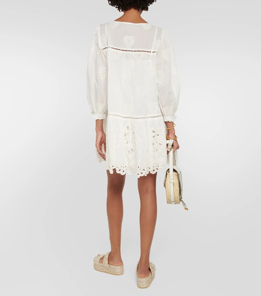 Velvet - Renee embroidered cotton minidress