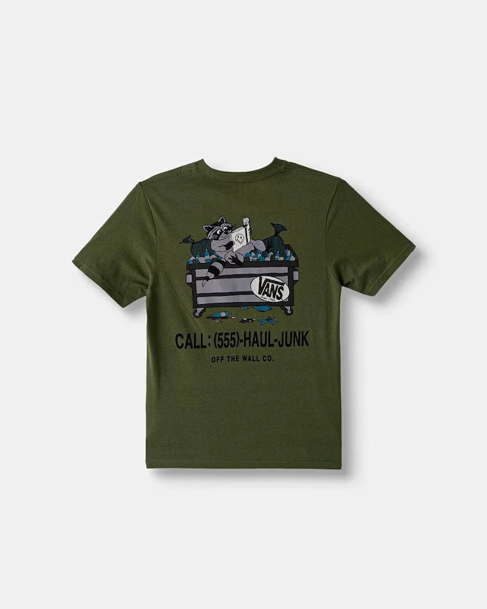 Vans Çocuk Pamuklu Tişört Dumpster Raccoon SS Tee