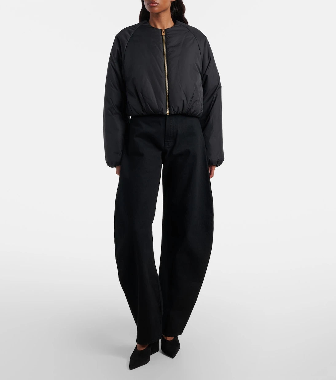 Alaïa - Puffer cropped jacket