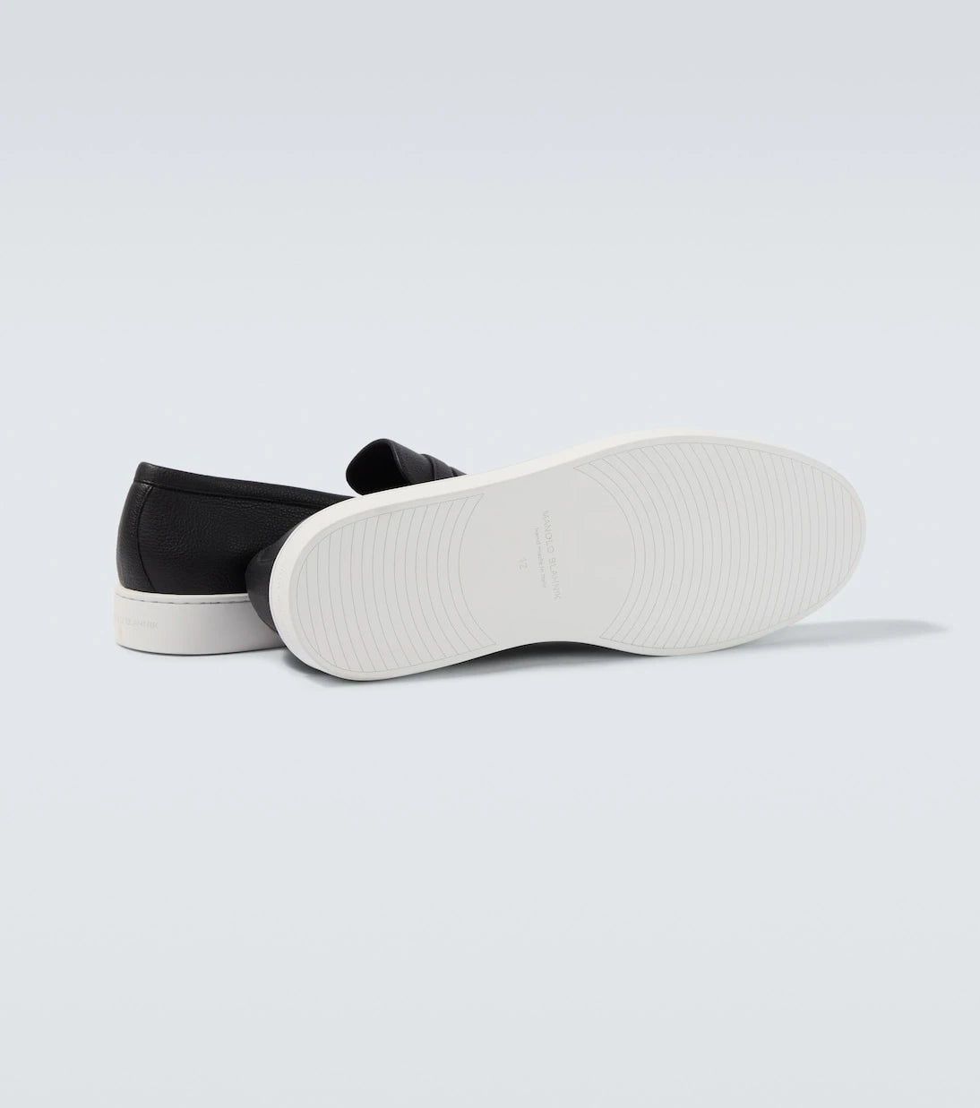 Manolo Blahnik - Ellis leather loafers