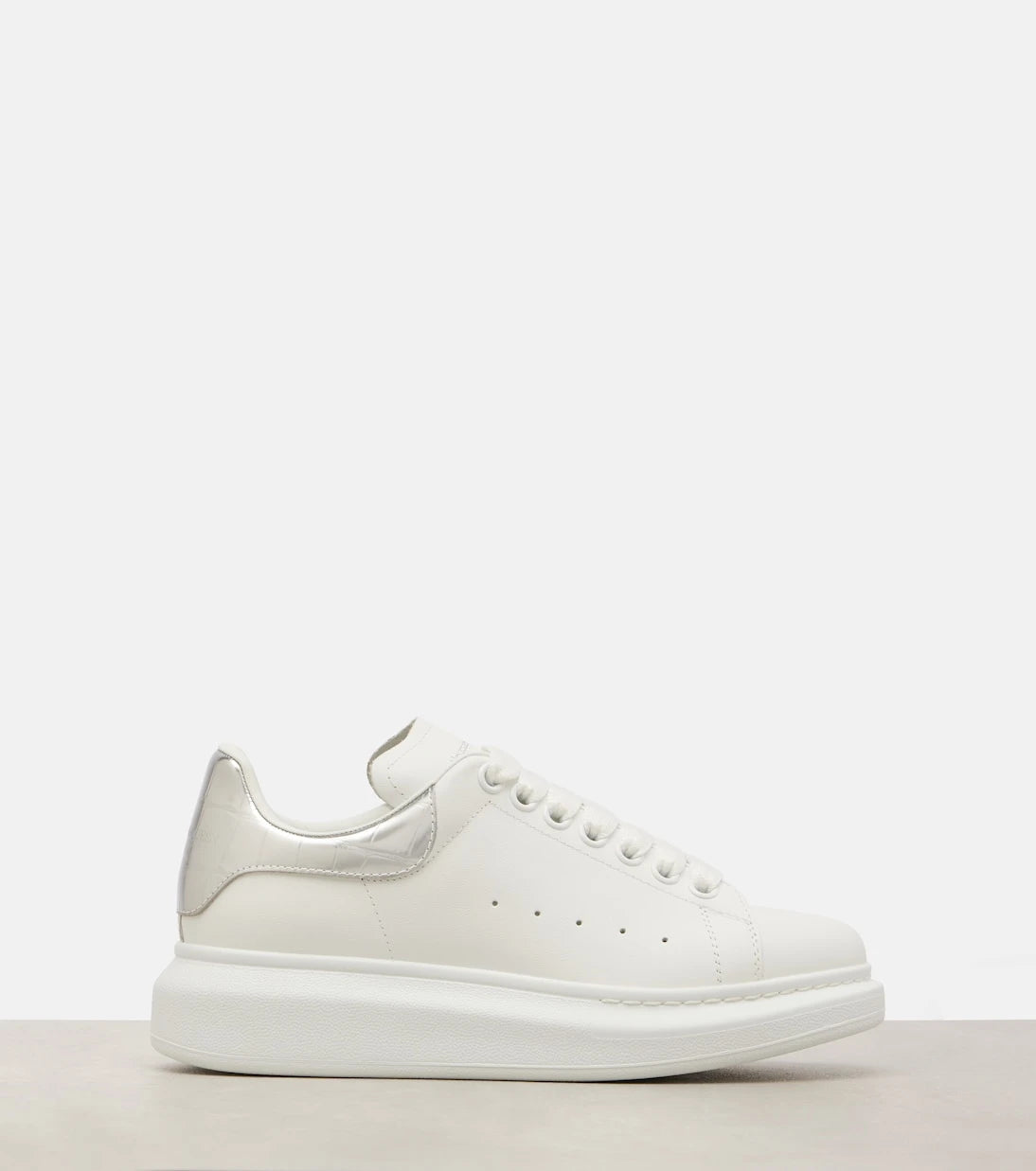 McQueen - Oversized leather sneakers