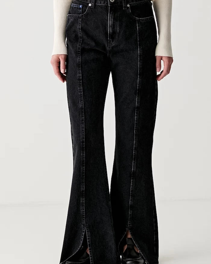 Karl Lagerfeld Jeans flare kadın kot pantolon