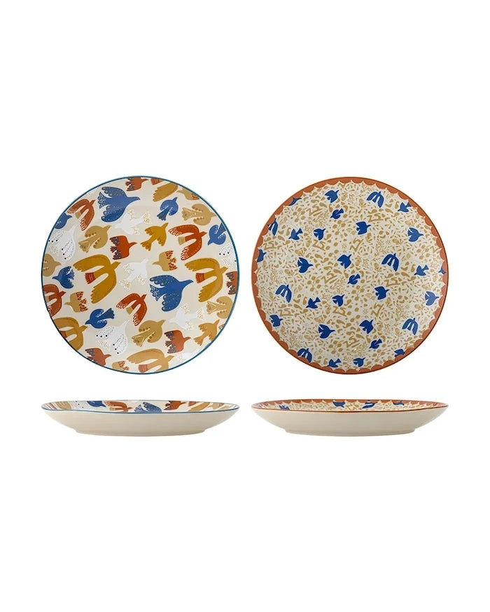 Bloomingville taş seramik yemek tabağı seti 25 x 4 cm