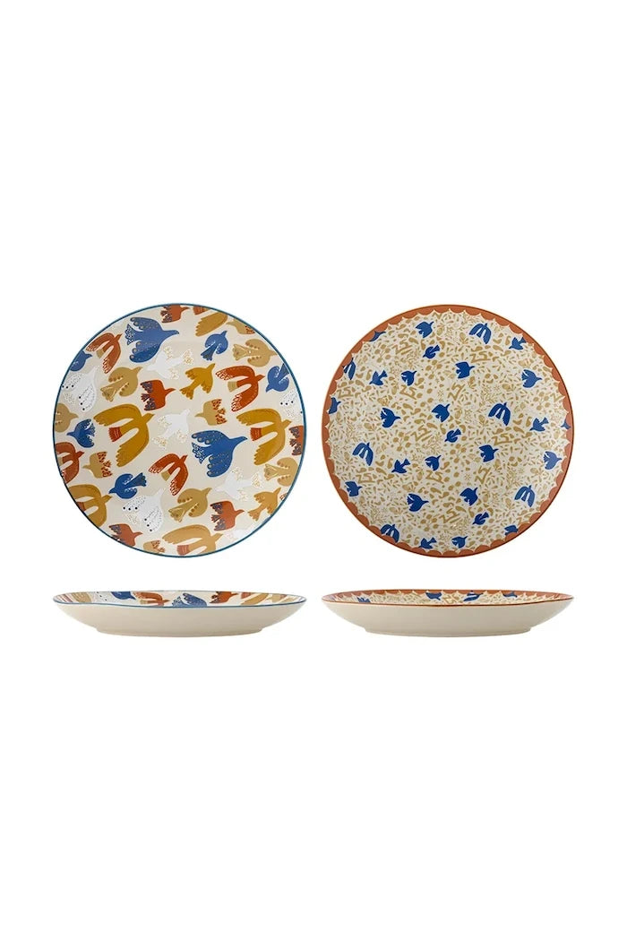 Bloomingville taş seramik yemek tabağı seti 25 x 4 cm